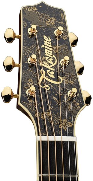 Takamine Pro Series LTD2010 Acoustic-Electric Guitar (with Case), Headstock
