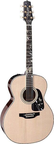 Takamine 2018 Limited Edition Gifu Cho Acoustic-Electric Guitar (with Case), Action Position Back