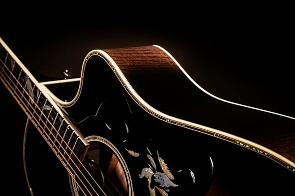 Takamine LTD2014 Cutaway Acoustic-Electric Guitar, Glamour View 2