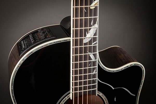 Takamine LTD2014 Cutaway Acoustic-Electric Guitar, Glamour View 4
