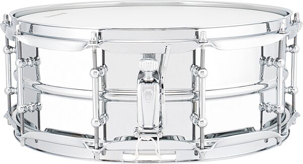 Ludwig Supralite Steel Snare Drum, 5.5x14&quot;, Action Position Back