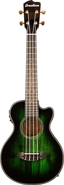 Breedlove Luau Tenor CE Acoustic-Electric Ukulele, Action Position Back