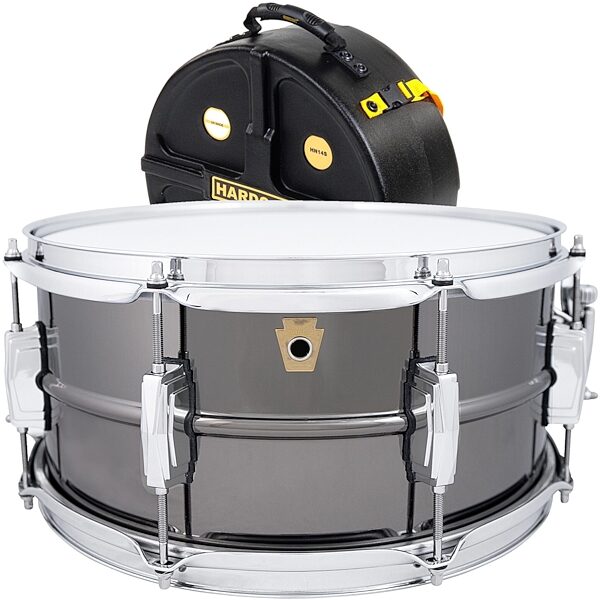 Ludwig LB415 Black Beauty Snare Drum, pack