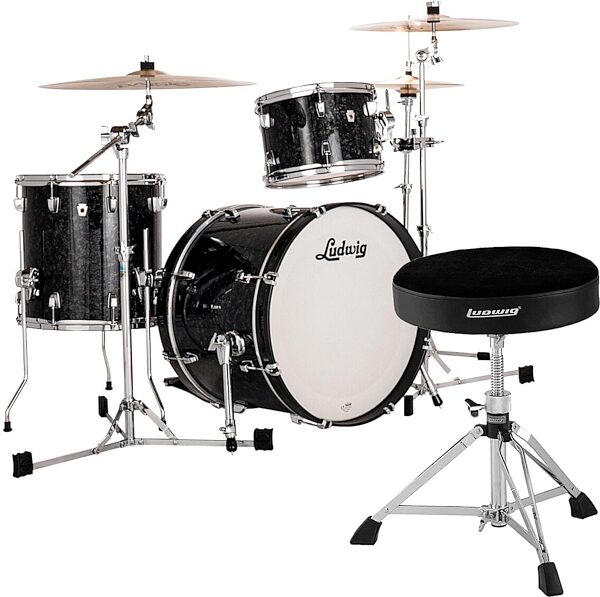Ludwig LN34233TX Neusonic FAB 3-Piece Drum Shell Kit, pack