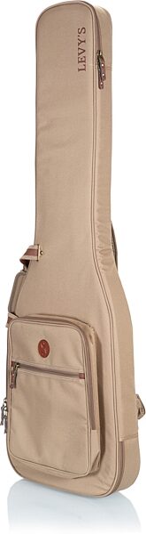 Levy's 200-Series Deluxe Electric Bass Gig Bag, Tan, Detail Side