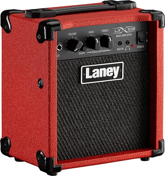 Laney LX10B Bass Combo Amplifier (10 Watts, 1x5"), Red, Main