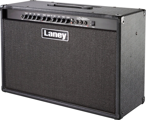 Laney LX120RT Guitar Combo Amplifier (120 Watts, 2x12"), Black, Main