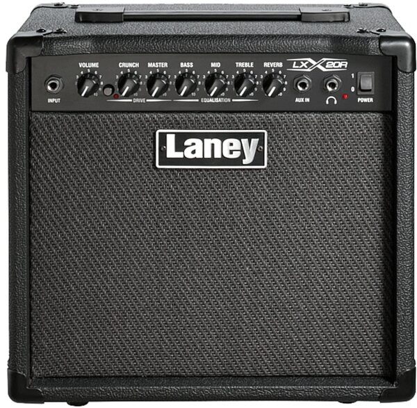 Laney LX20R Guitar Combo Amplifier (20 Watts, 1x8"), Black, Main