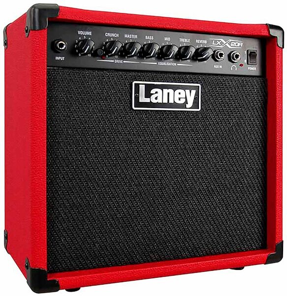 Laney LX20R Guitar Combo Amplifier (20 Watts, 1x8"), Red, Main
