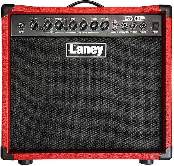 Laney LX35R Guitar Combo Amplifier (35 Watts, 1x10"), Red, Main