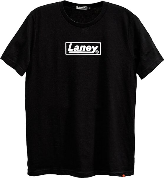 Laney Vintage Logo T-Shirt, Black, Small, Action Position Back