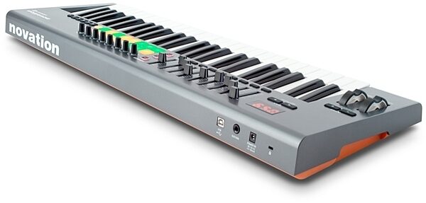 Novation Launchkey 49 USB MIDI Controller Keyboard, 49-Key, Rear Angle
