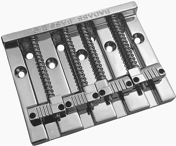 Leo Quan BB-3342-003 Badass II Bass Bridge, Chrome, Action Position Back