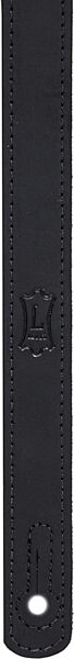 Levy's M317FCL Florentine Leather Guitar Strap, Black, Action Position Back