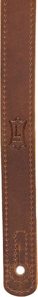 Levy's M317FCL Florentine Leather Guitar Strap, Saddle, Action Position Back
