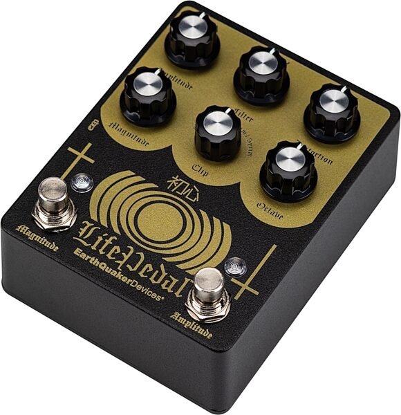 EarthQuaker Devices Life Pedal V2 Distortion Pedal, Action Position Back