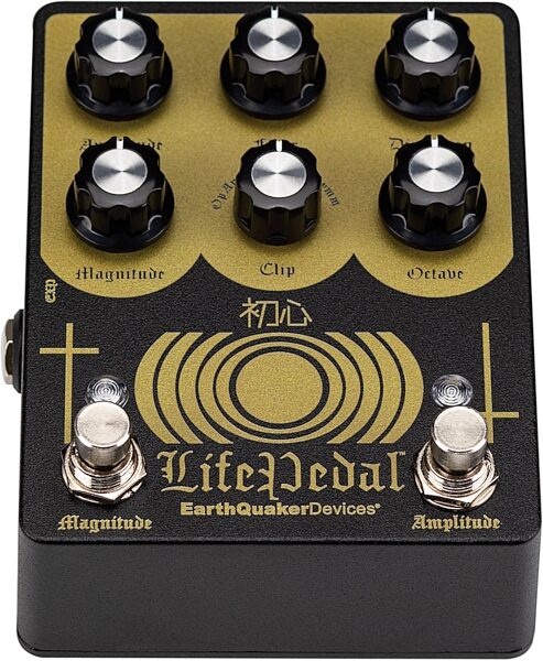 EarthQuaker Devices Life Pedal V2 Distortion Pedal, Action Position Back