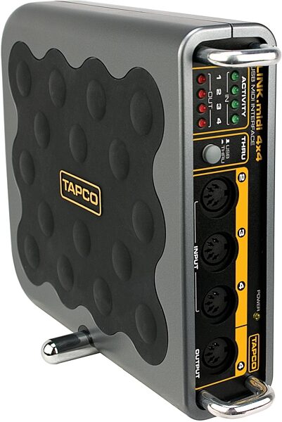 Tapco by Mackie Link.MIDI 4-Channel USB MIDI Interface, Standup