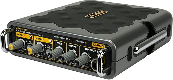 Tapco by Mackie Link.USB 2-Channel USB Audio Interface, 3-Quarter Shot