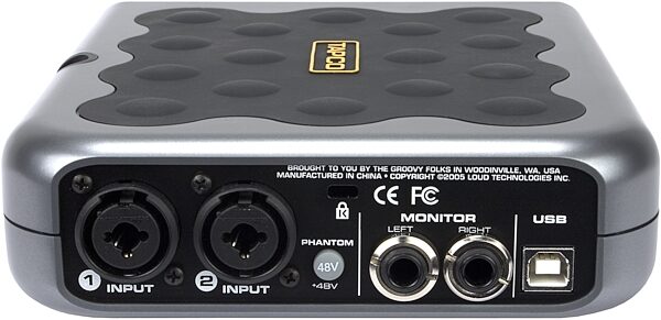 Tapco by Mackie Link.USB 2-Channel USB Audio Interface, Rear