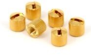 Tronical Lock Nuts (Set of 6), Gold