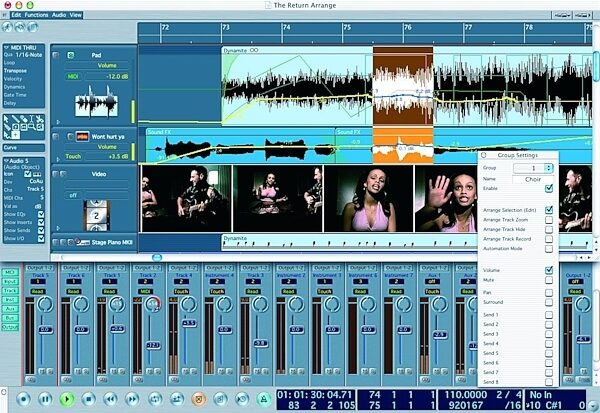 Emagic Logic Pro (Macintosh), Screenshot