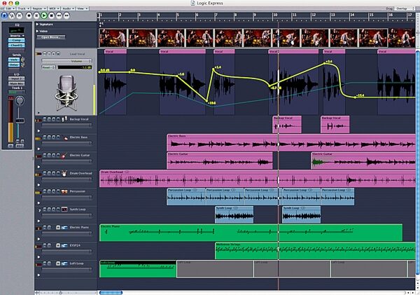 Apple Logic Express Music Production Software (Macintosh), Screenshot 1