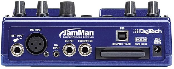 DigiTech JamMan Looper Performance Loop Pedal, Rear