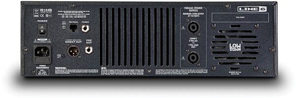 Line 6 LowDown HD750 Rackmount Bass Amplifier Head (750 Watts), Rear
