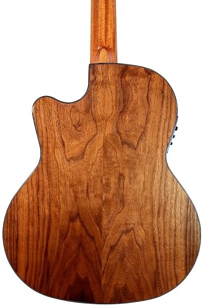 Kremona Kiano Nylon Classical Acoustic-Electric Guitar (with Case), Back Closeup