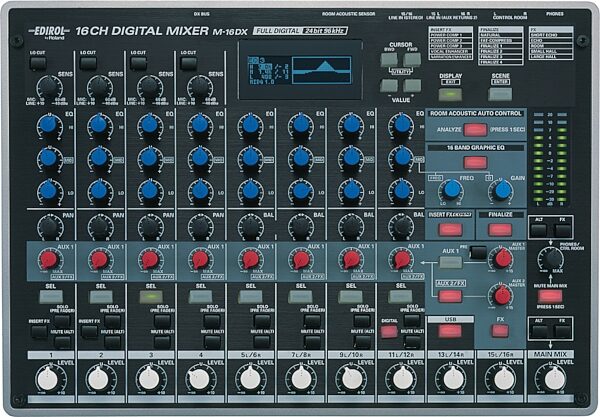 Edirol M16DX 16-Channel Digital Mixer, Mixer