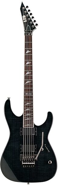 ESP LTD M-300FM Electric Guitar, See Thru Black