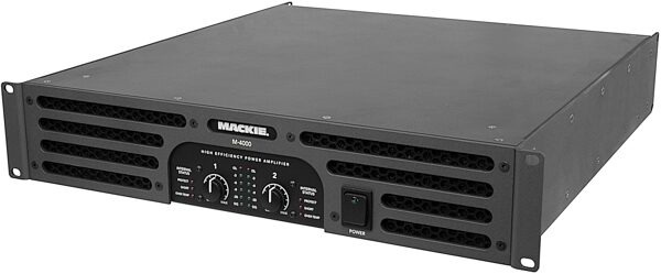 Mackie M4000 Amplifier, Angle View