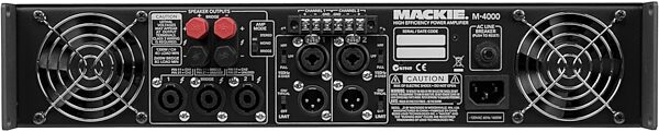 Mackie M4000 Amplifier, Rear