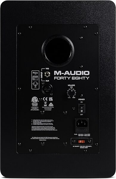 M-Audio Forty Eighty Powered Studio Monitor, Single Speaker, Action Position Back
