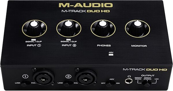 M-Audio M-Track Duo HD Producer Pack, New, Action Position Back