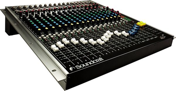 Spirit by Soundcraft RW5633 M12 12-Mono 4-Stereo Channel Mixer, Angle View