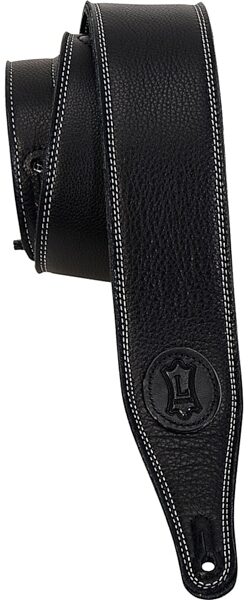 Levy's M17SS Garment Leather Guitar Strap, Black, Main