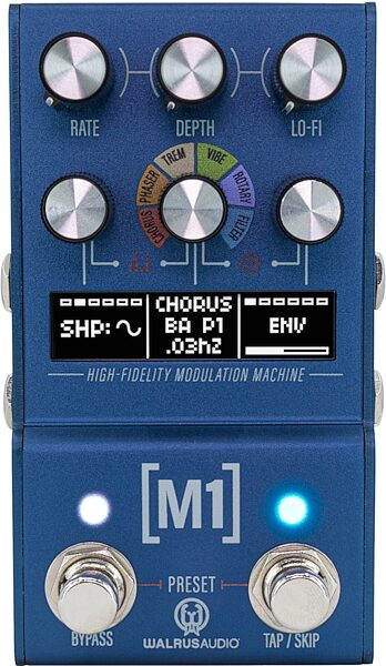 Walrus Audio Mako Series MKII M1 High-Fidelity Modulation Pedal, New, Main