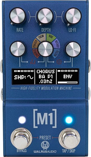 Walrus Audio Mako Series MKII M1 High-Fidelity Modulation Pedal, New, Action Position Back