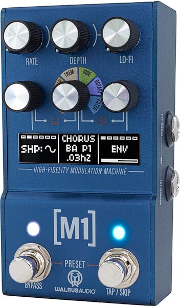 Walrus Audio Mako M1 MKII High-Fidelity Modulation Pedal, New, Main Side