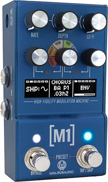 Walrus Audio Mako M1 MKII High-Fidelity Modulation Pedal, New, Main Side