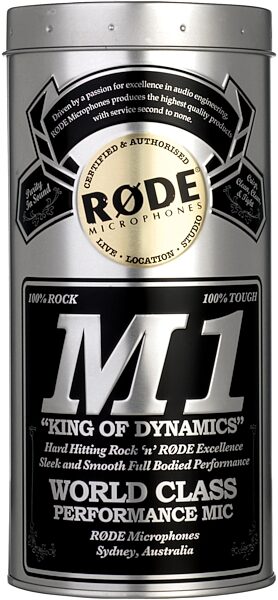 Rode M1 Live Performance Dynamic Microphone, New, Package