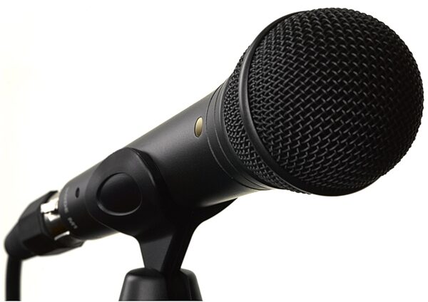 Rode M1 Live Performance Dynamic Microphone, New, Angle On Stand