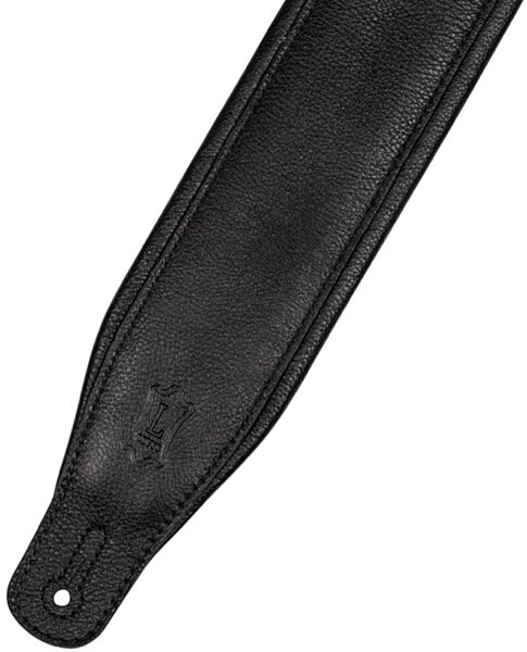 Levy's M26GP Garment Leather Guitar Strap, Black, view