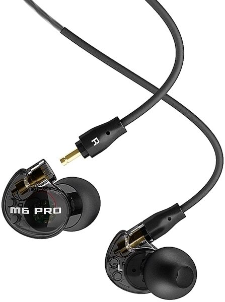 MEE Audio M6 Pro In-Ear Headphone Monitors, Black