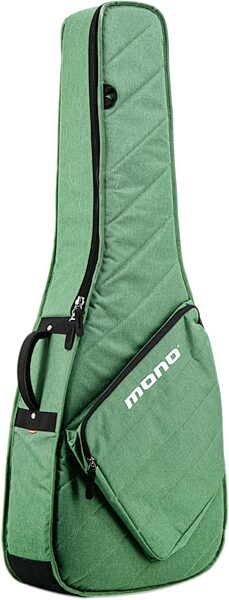 Mono M80 Acoustic Guitar Sleeve 2.0, Green, Angled Side