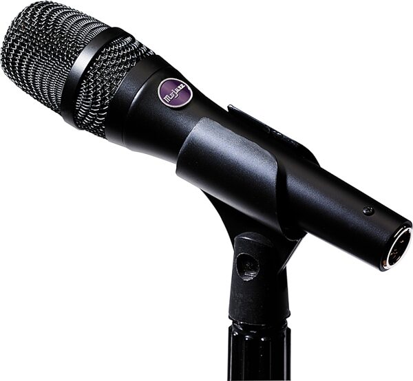 Mojave Audio MA-D Cardioid Dynamic Vocal Microphone, Blemished, Angled with head Side