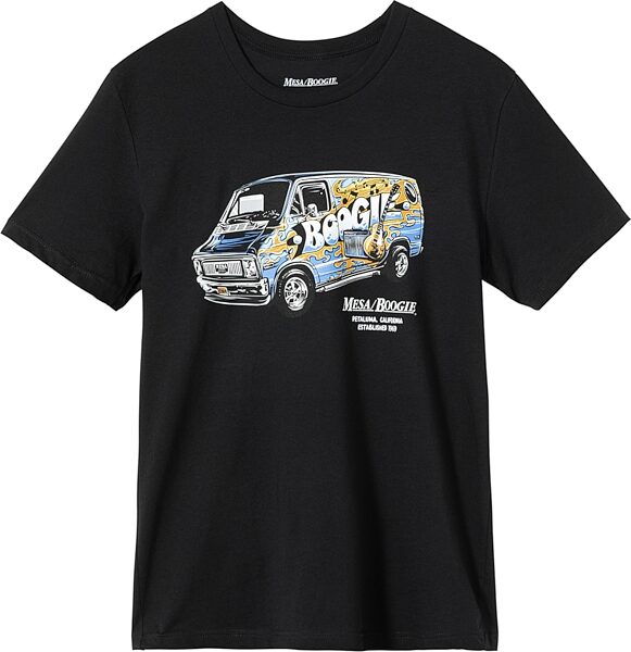 Mesa/Boogie Boogie Van T-Shirt, Black, Small, Action Position Back