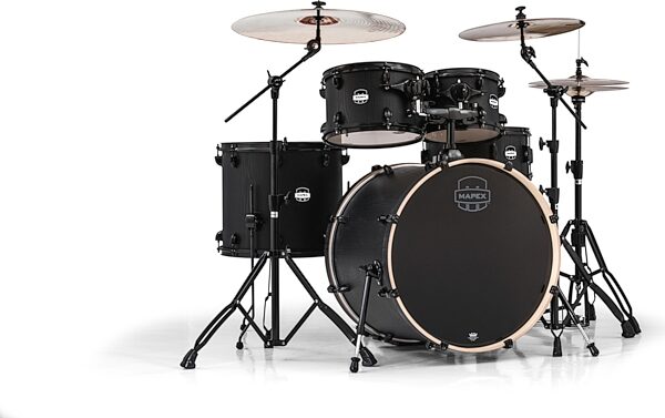 Mapex MA529SF Mars Rock Drum Shell Kit, 5-Piece, Nightwood, Blemished, Action Position Back